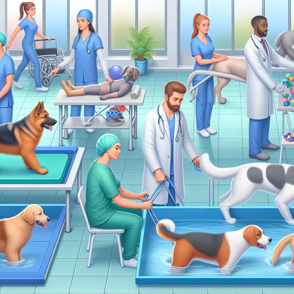Rehabilitación postquirúrgica en perros