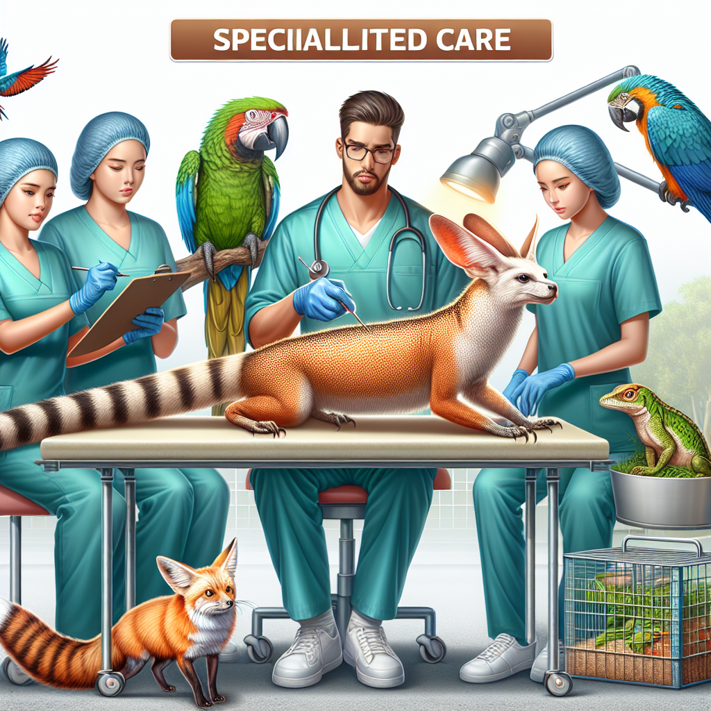 Cuidado de animales exóticos